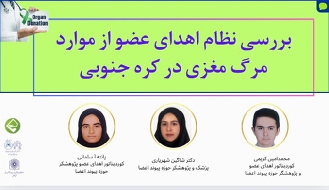 برررسی نظام اهدای عضو از موارد مرگ مغزی در کره جنوبی